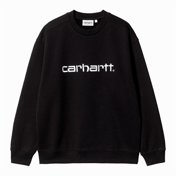 Carhartt WIP Sweatshirt W Black / White